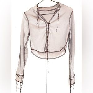 Long Sleeve Nude Shirt